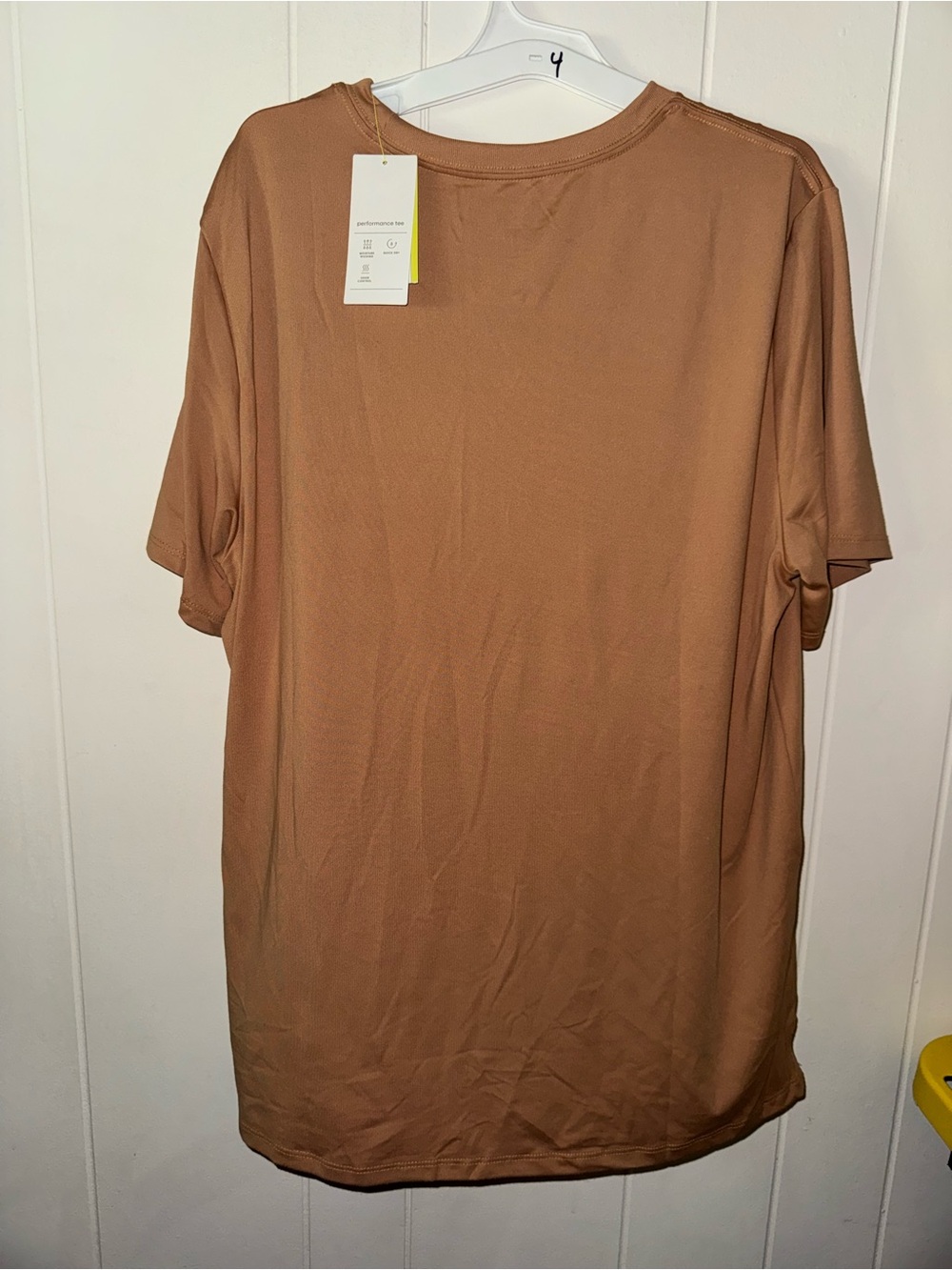 all in motion Men's Short Sleeve Crew Tee in Tan
